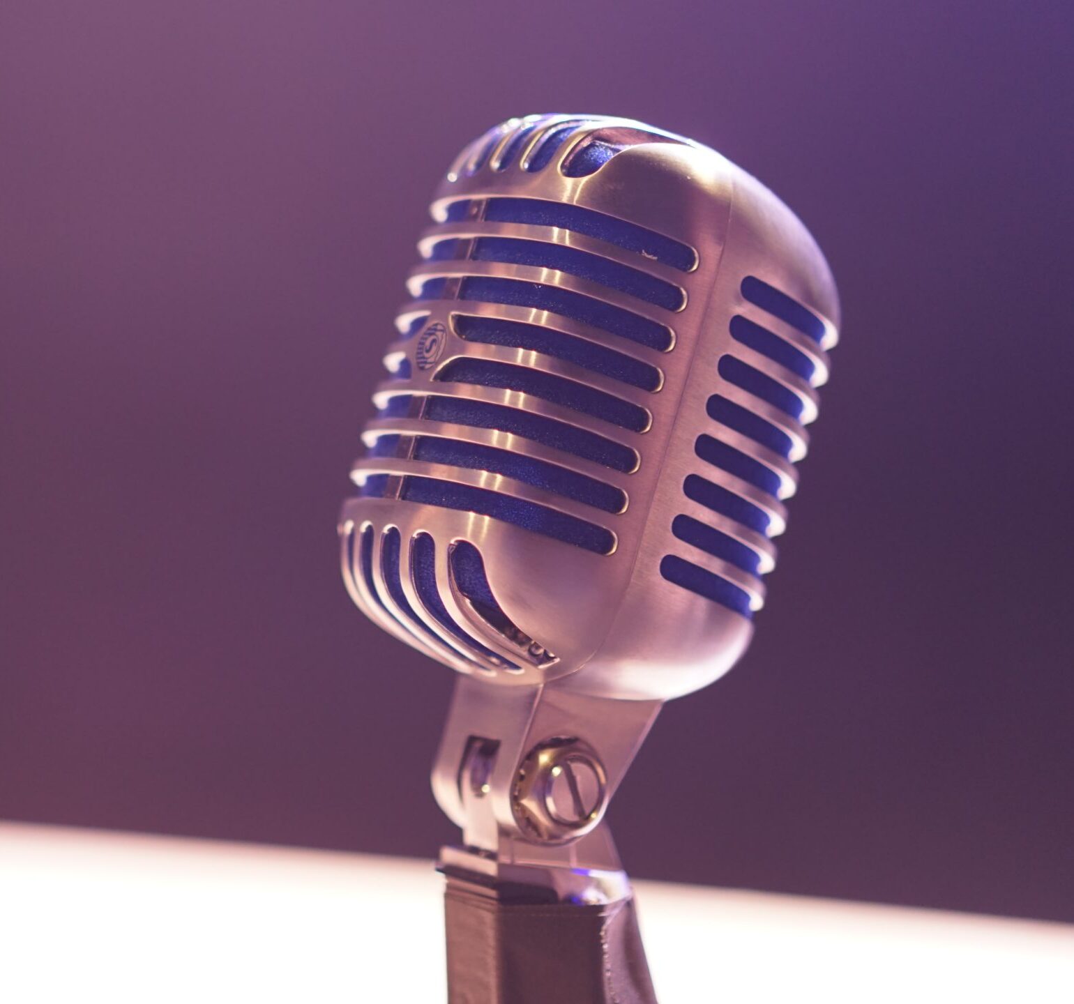 Microfone - para simbolizar podcasts