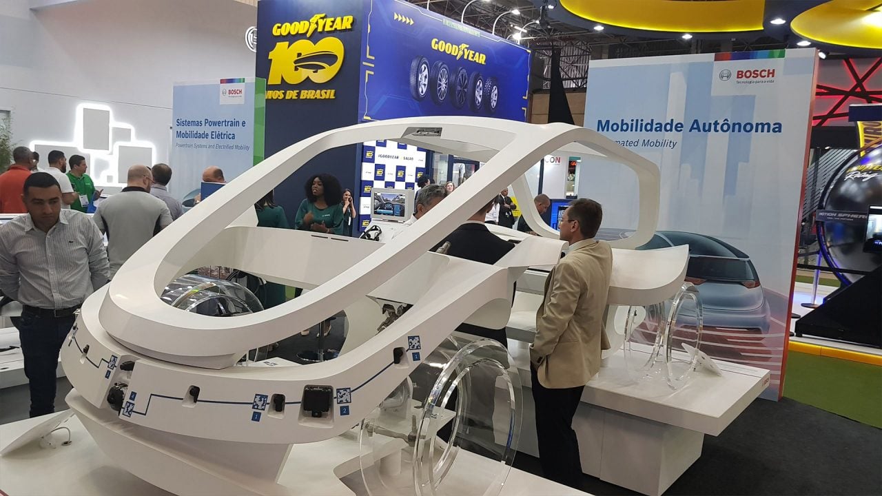 Mocape de Bosch de um Carro Autônomo